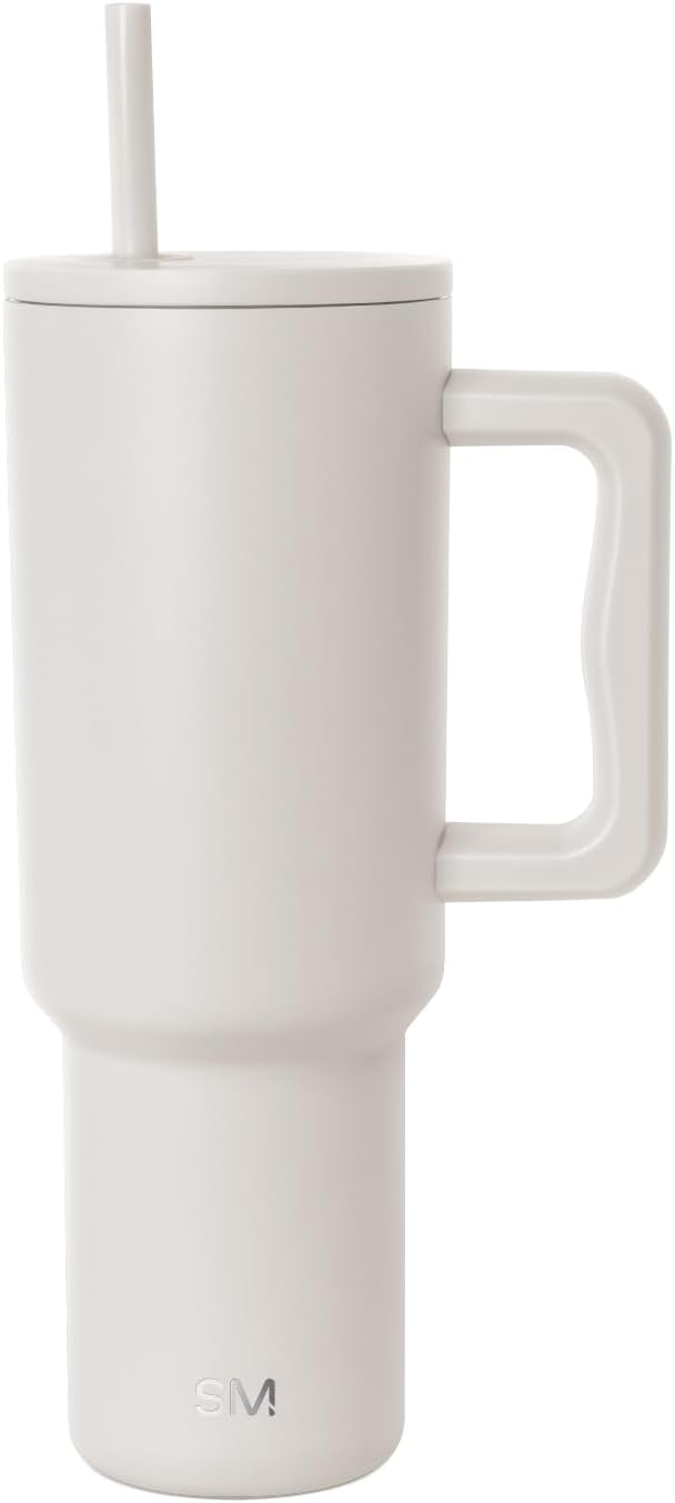 Simple Modern Insulated Tumbler with Handle & Straw