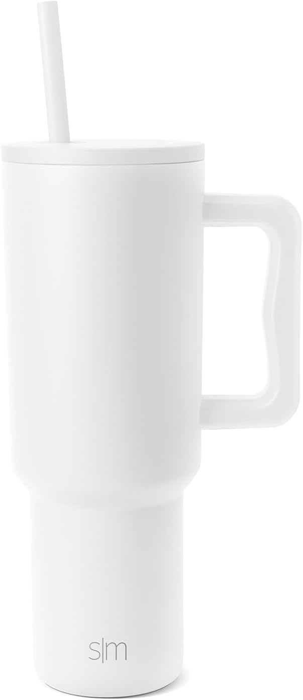 Simple Modern Insulated Tumbler with Handle & Straw