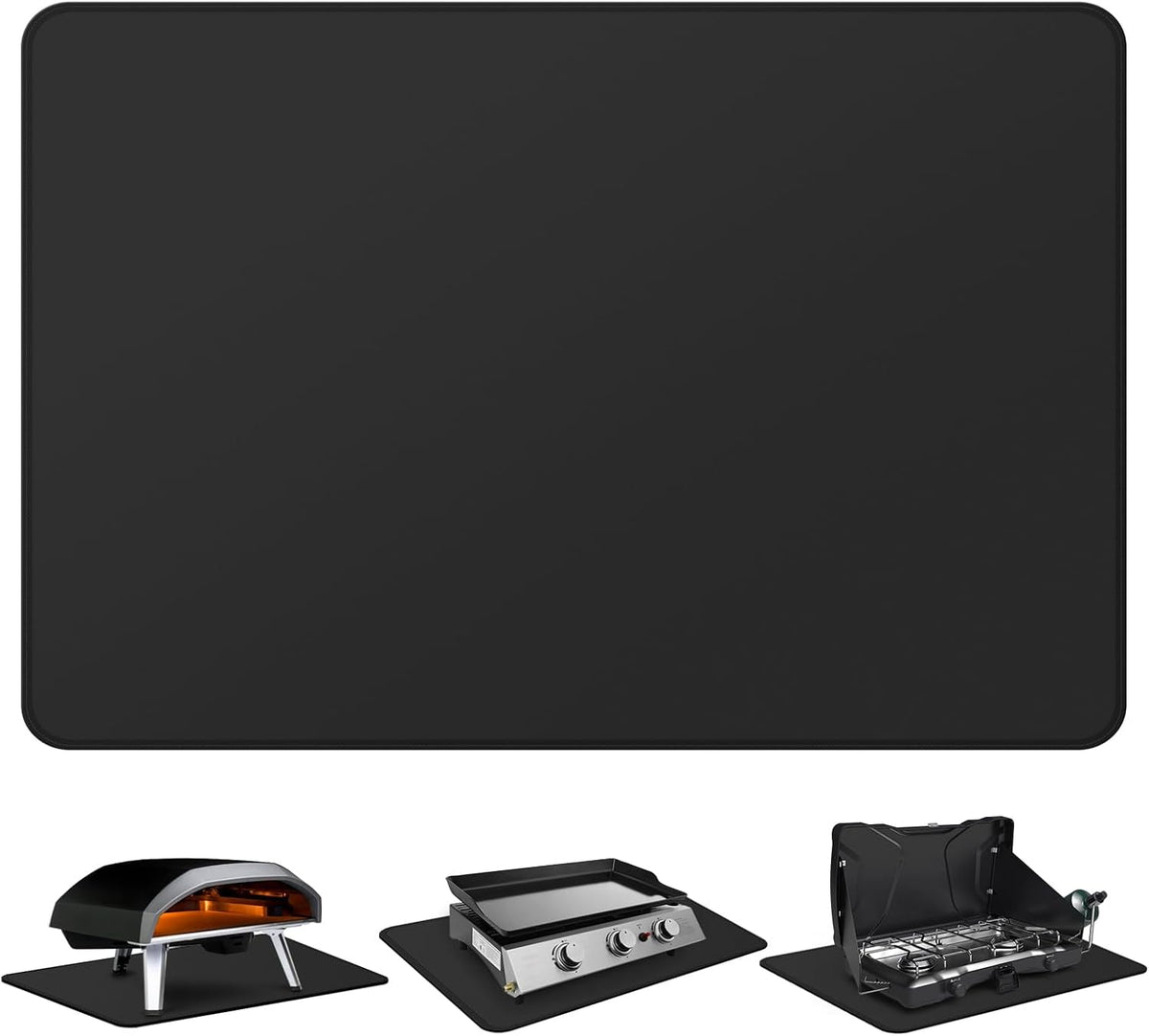 Fireproof Under-BBQ Mat – Protects Decks & Tables