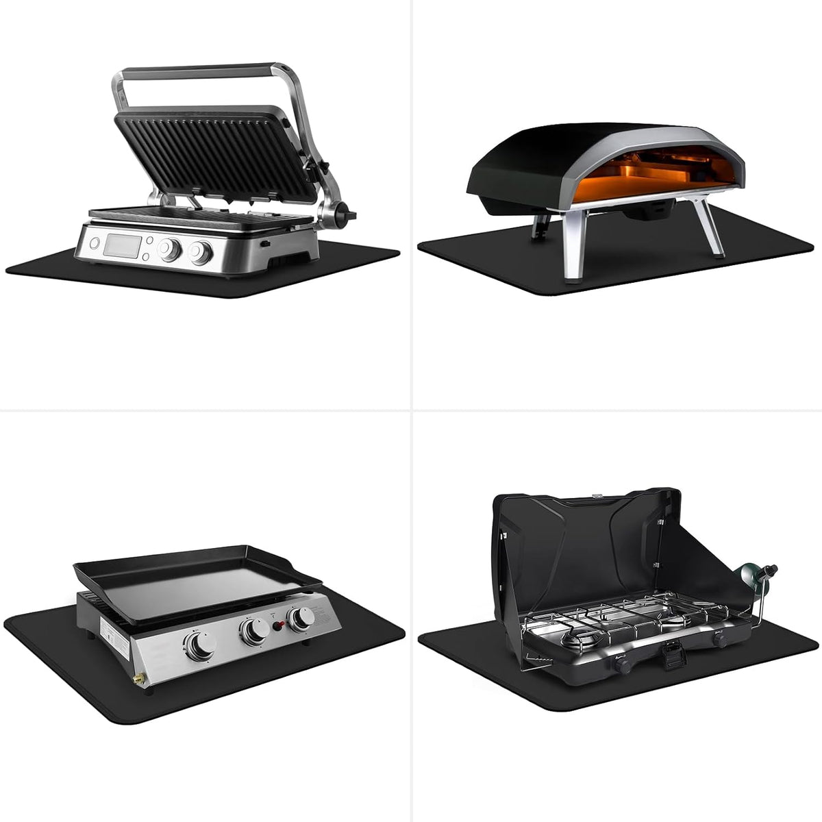 Fireproof Under-BBQ Mat – Protects Decks & Tables