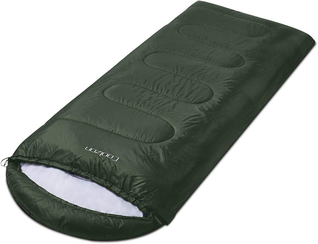 Lightweight 3-Season Camping Sleeping Bag with Compression Sack