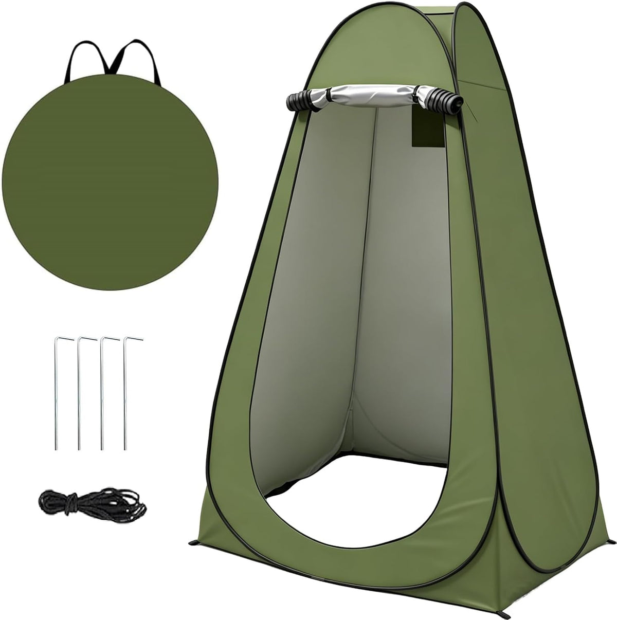 Pop-Up Privacy Shower & Toilet Tent (120 x 120 x 190 cm)