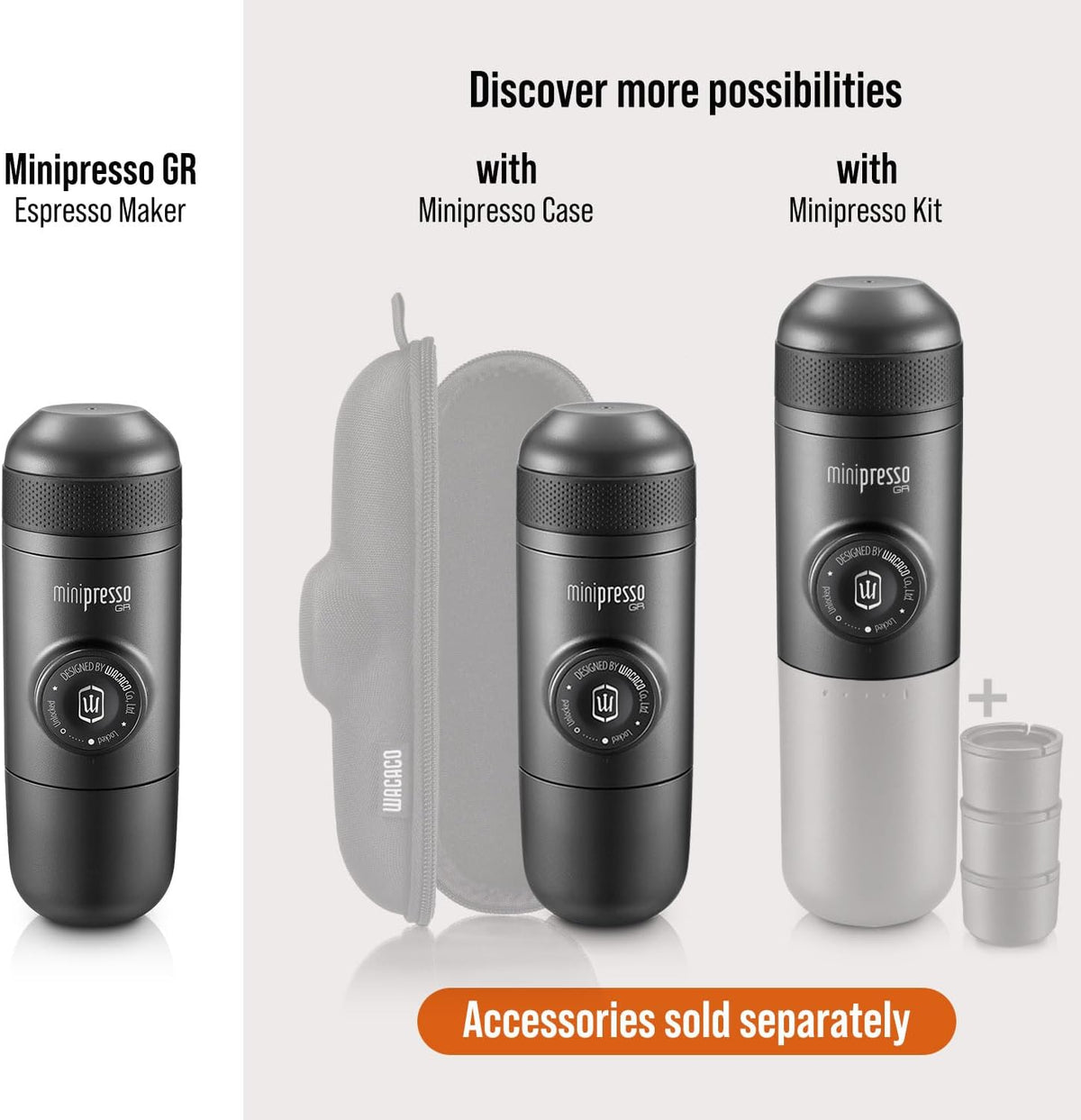 WACACO Minipresso GR Portable Espresso Maker