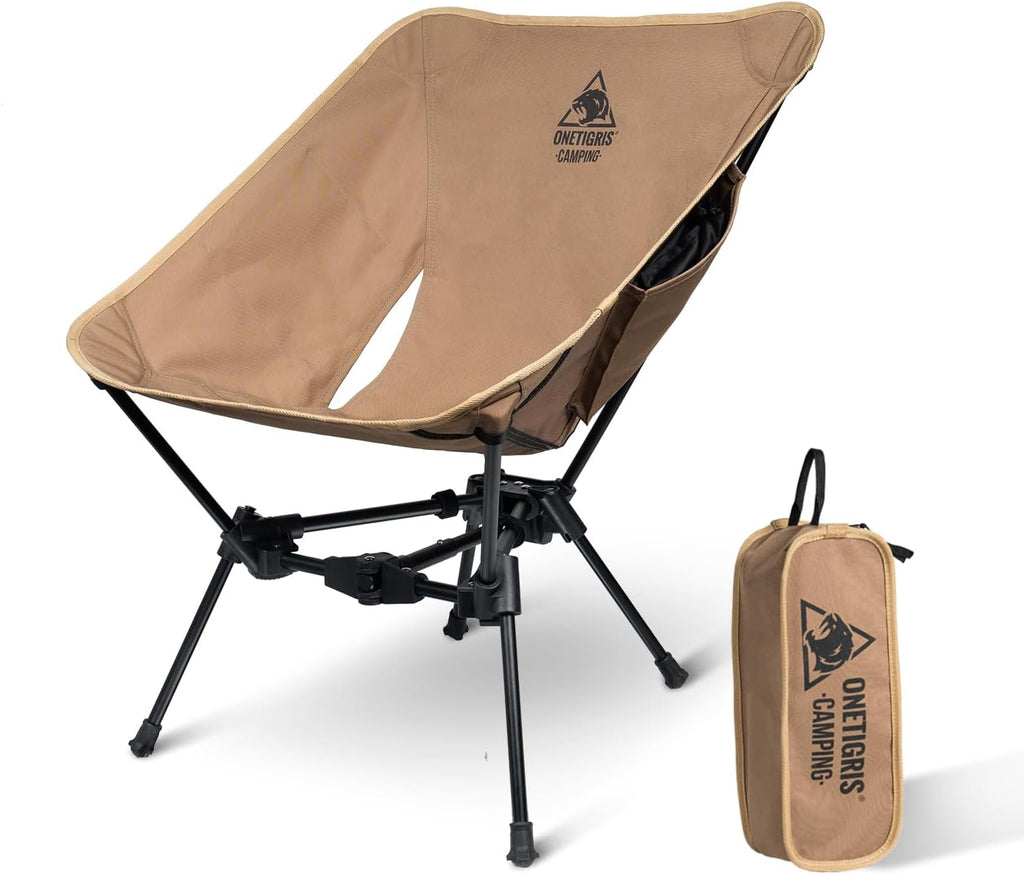 Ultralight Folding Camping Chair – 1.34 kg, Holds 150 kg