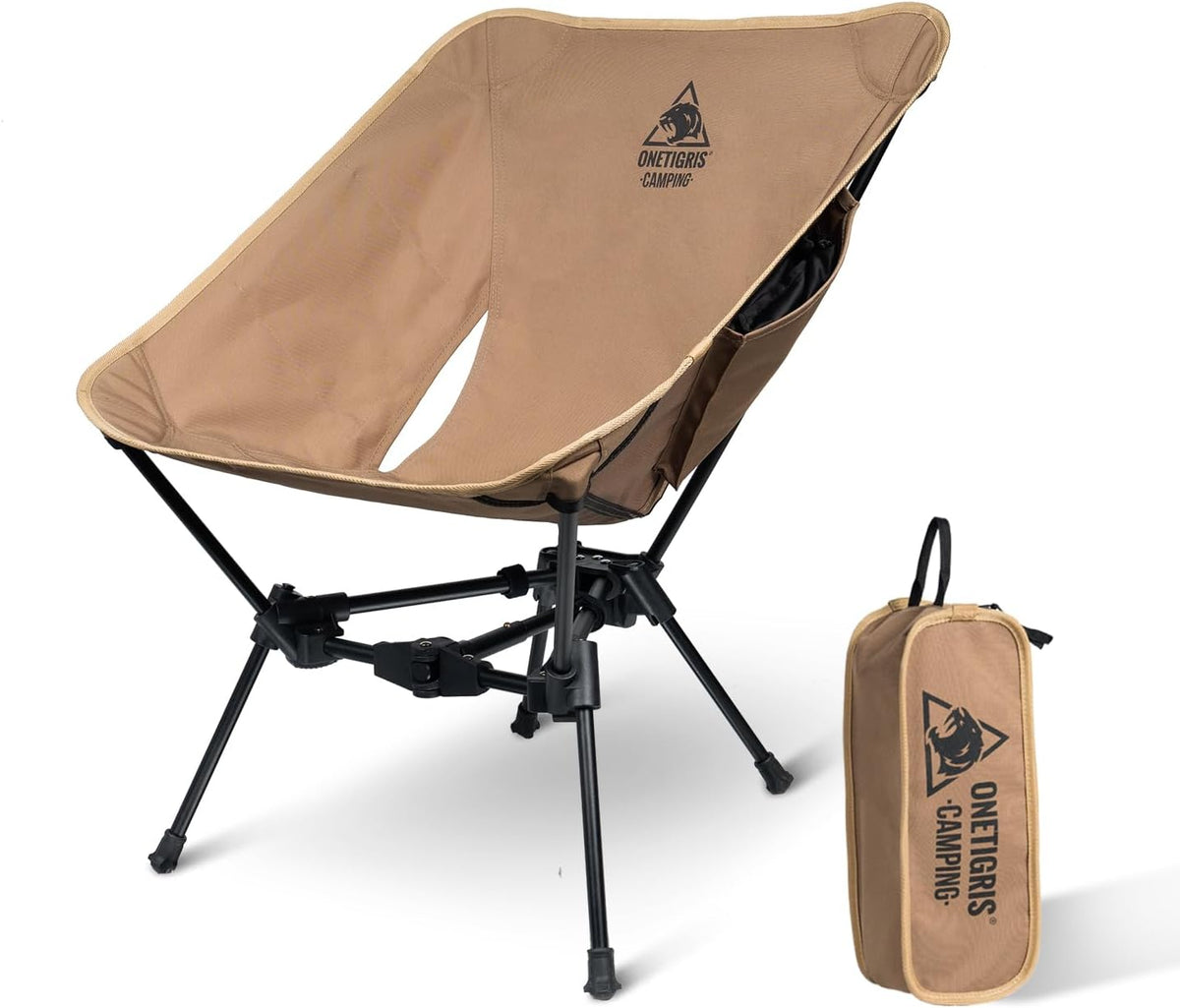 Ultralight Folding Camping Chair – 1.34 kg, Holds 150 kg
