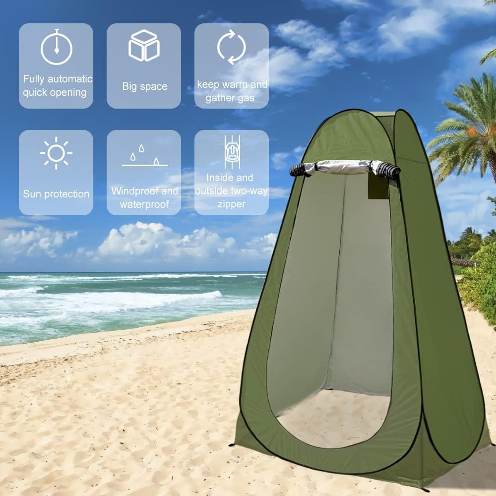 Pop-Up Privacy Shower & Toilet Tent (120 x 120 x 190 cm)