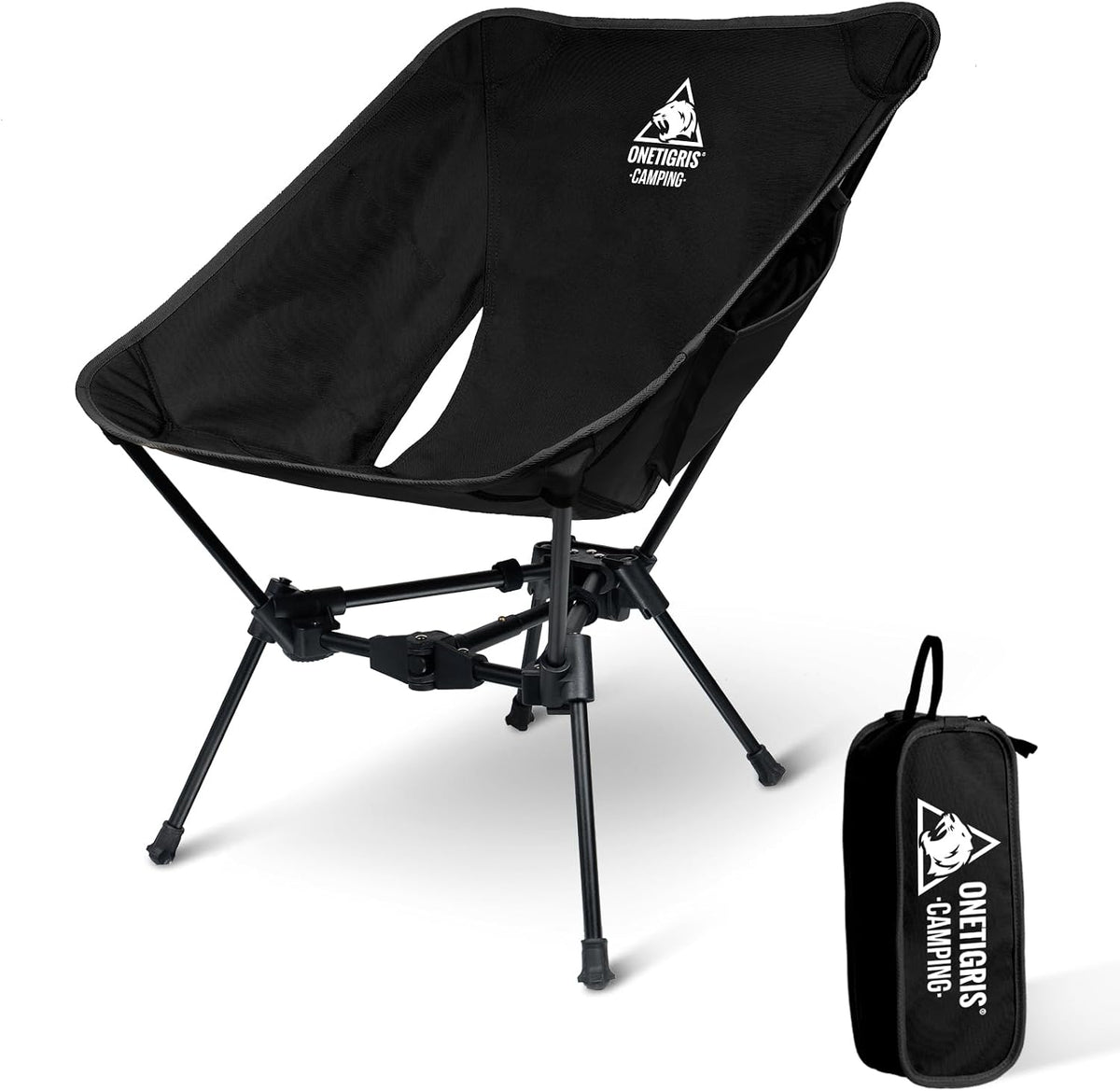 Ultralight Folding Camping Chair – 1.34 kg, Holds 150 kg