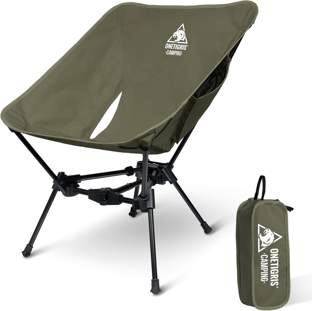 Ultralight Folding Camping Chair – 1.34 kg, Holds 150 kg