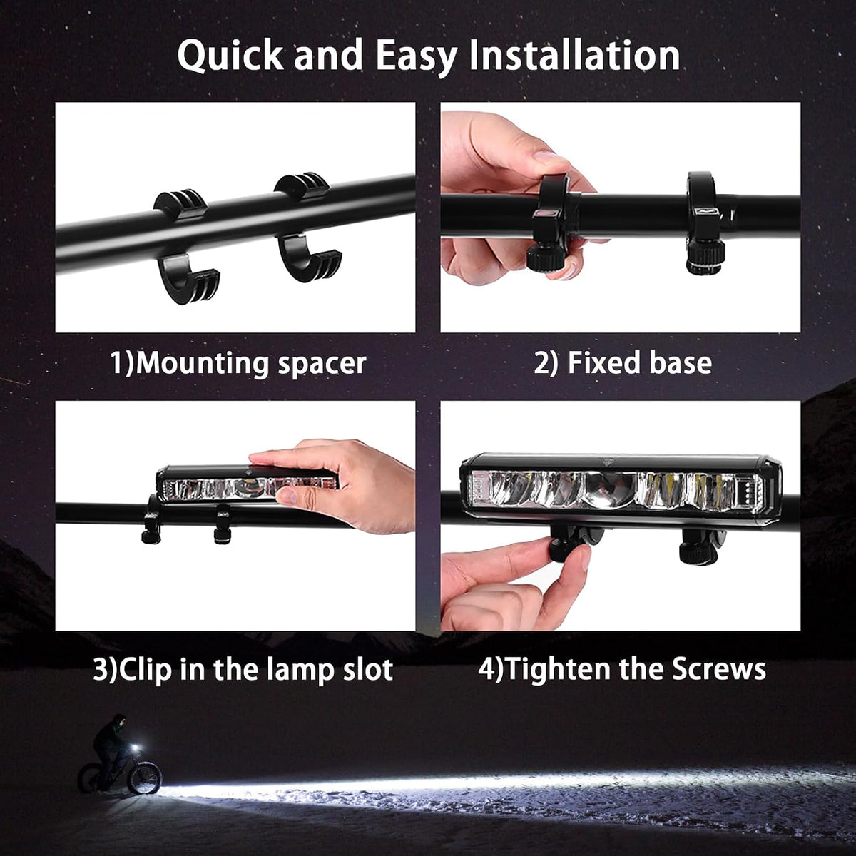 Super Bright Rechargeable LED Bike Light