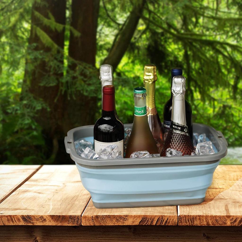 Collapsible Camping Sink Tubs – 2 Pack, 8.5L Each