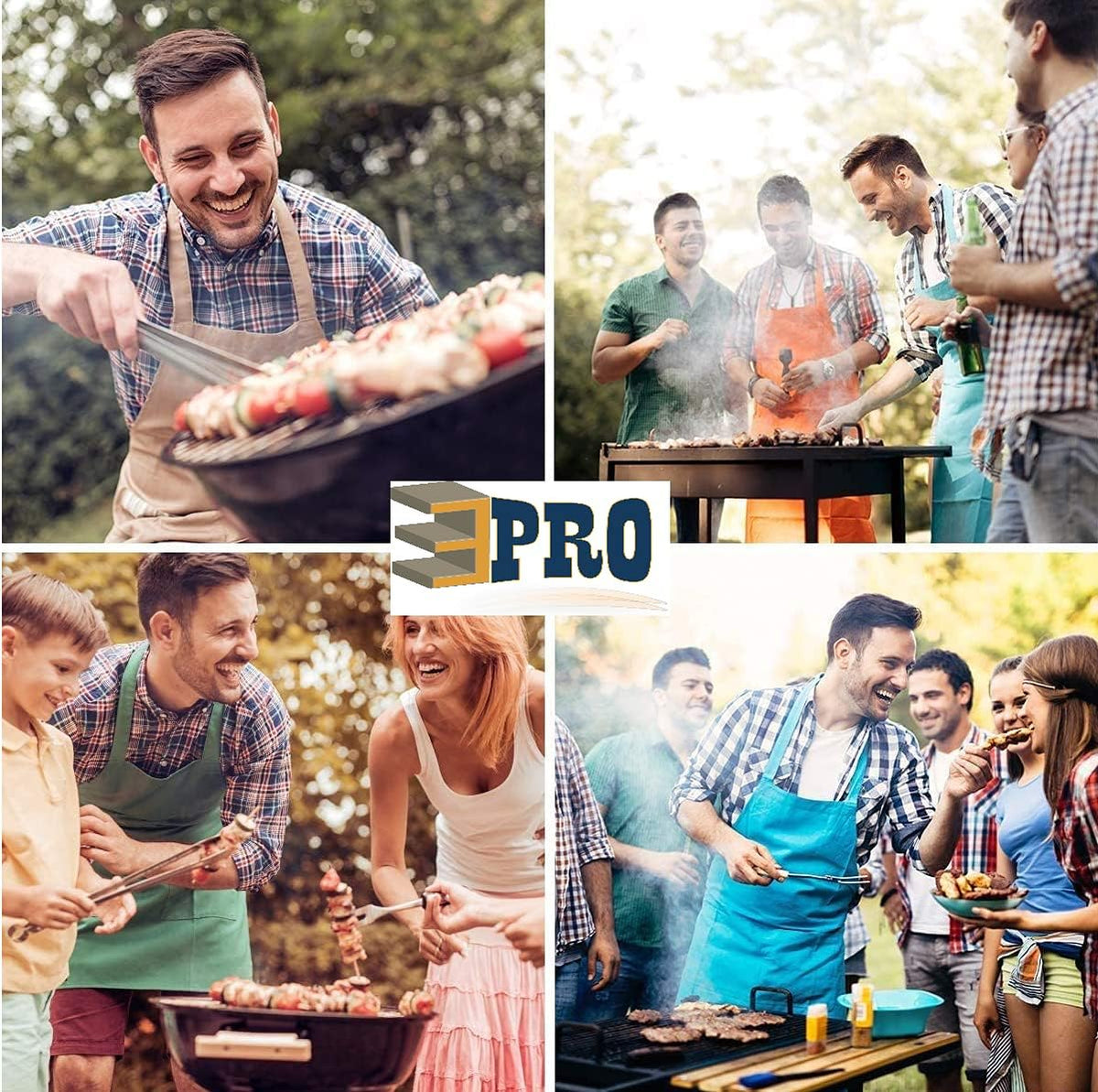 25-Piece Stainless Steel BBQ Tool Set with Carry Bag