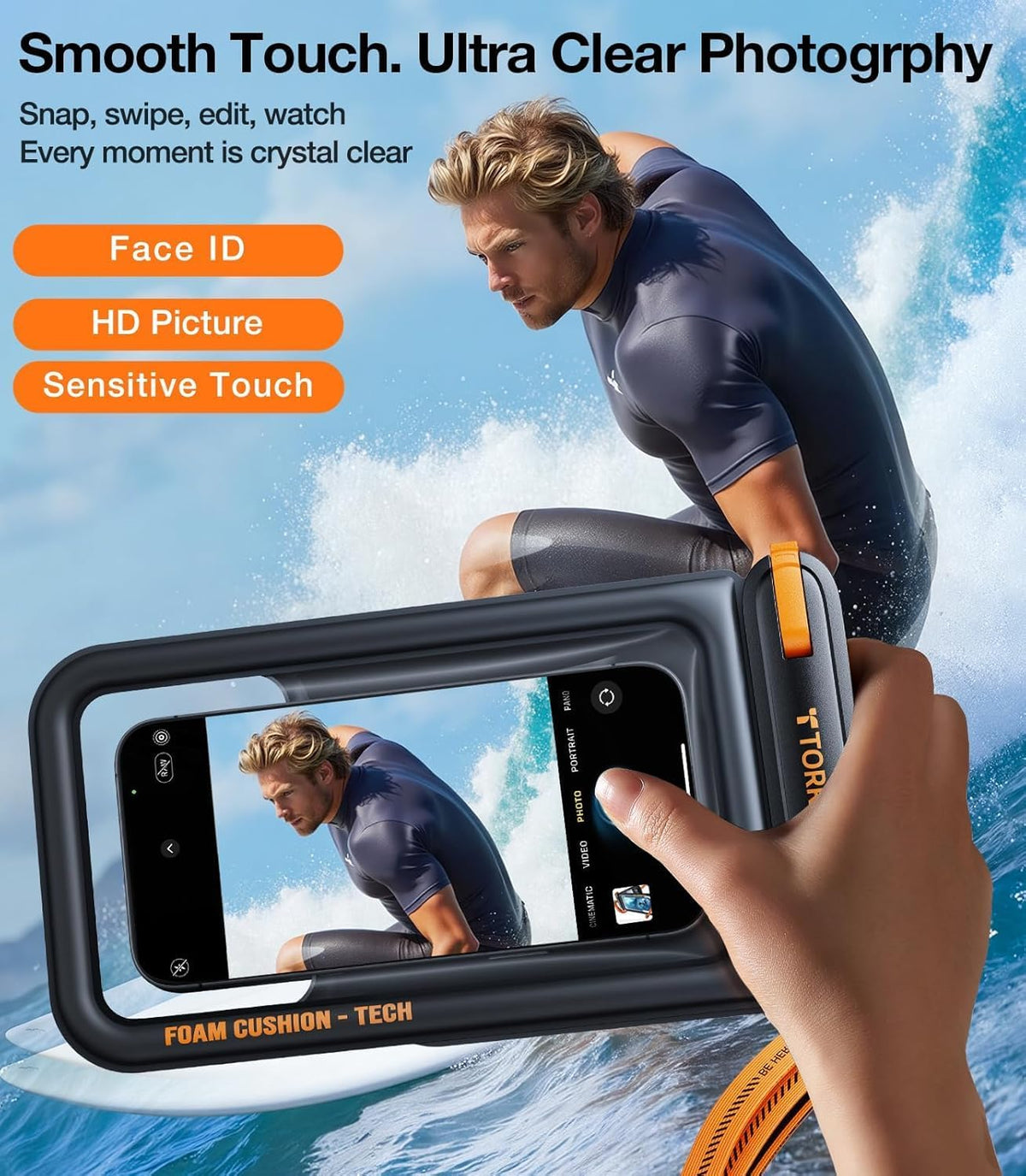 Floating Waterproof Phone Pouch with Double Pocket
