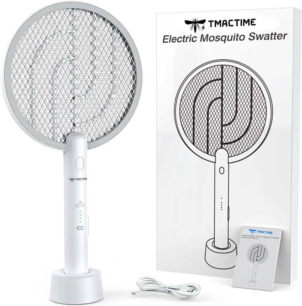 Rechargeable 4000V Electric Fly Swatter & Mosquito Zapper