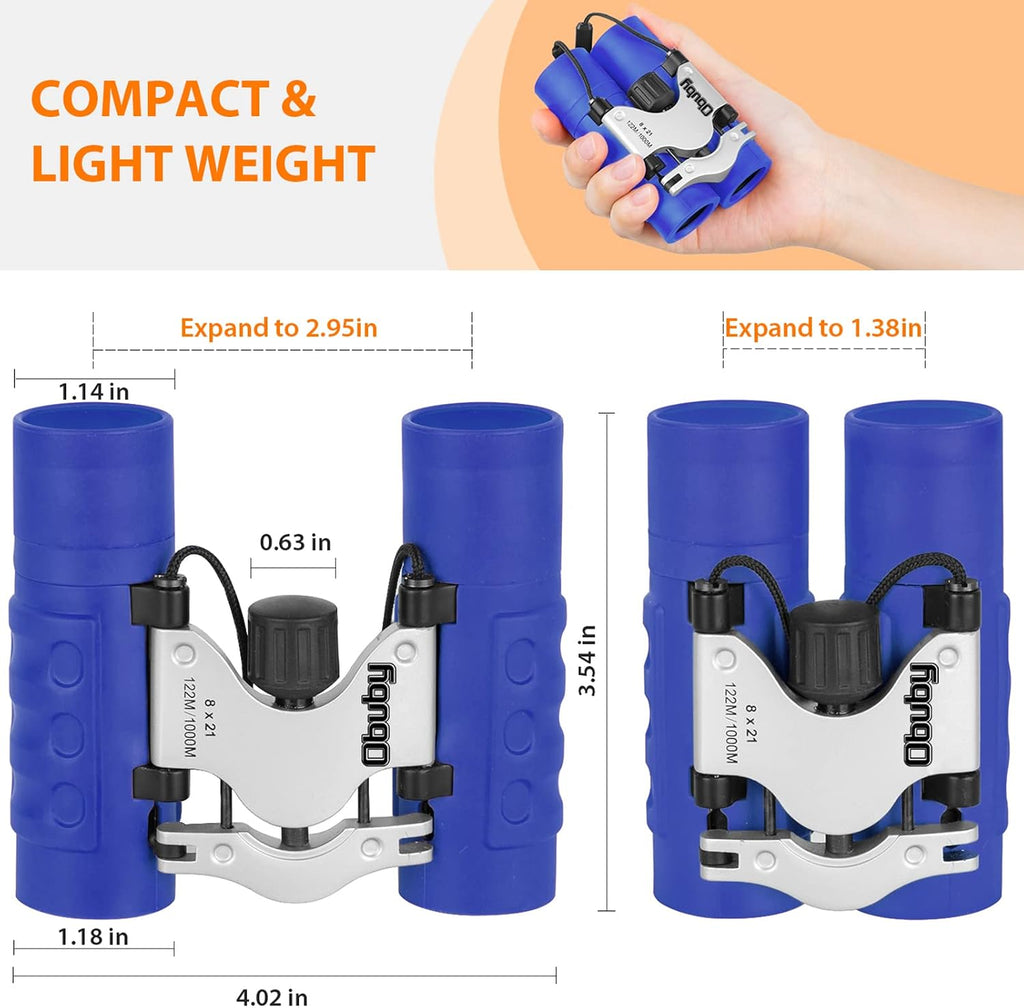 Real Binoculars for Kids – 8x21 Shockproof