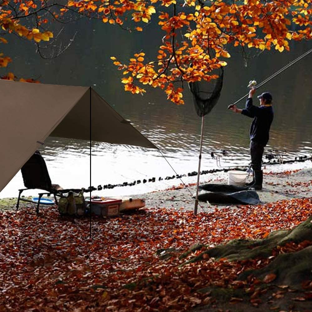 4m x 4m Waterproof Camping Tarp & Hammock Rain Fly