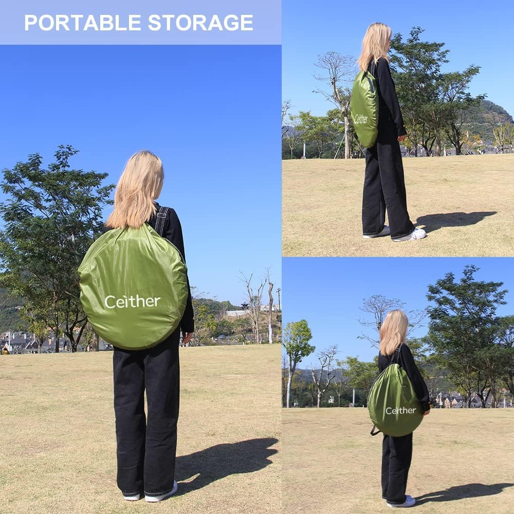 Pop-Up Privacy Shower & Toilet Tent (120 x 120 x 190 cm)
