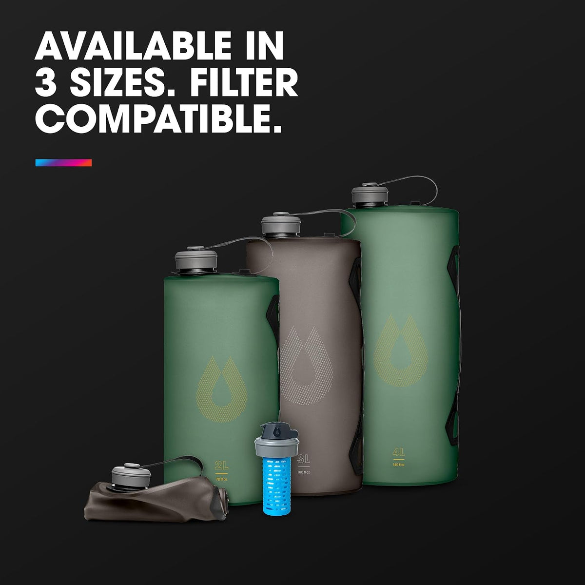 HydraPak Seeker Collapsible Water Storage Bag