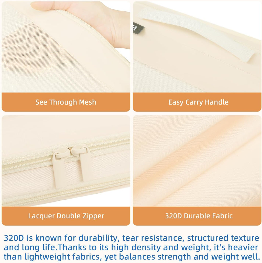 Compression Packing Cubes – 6 Piece Set