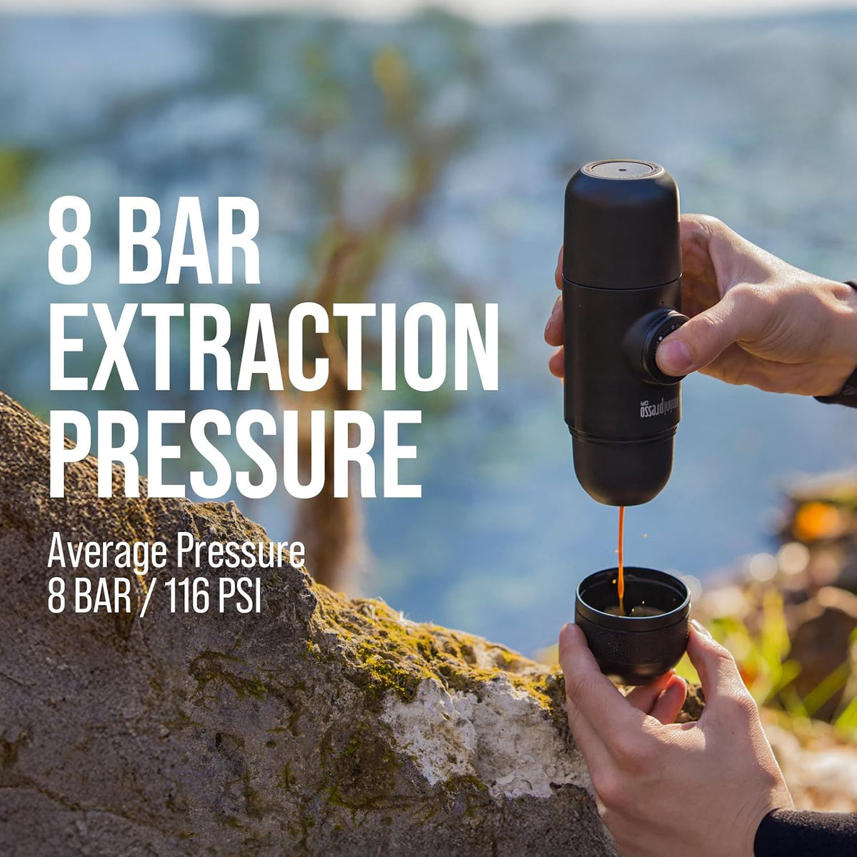 WACACO Minipresso GR Portable Espresso Maker