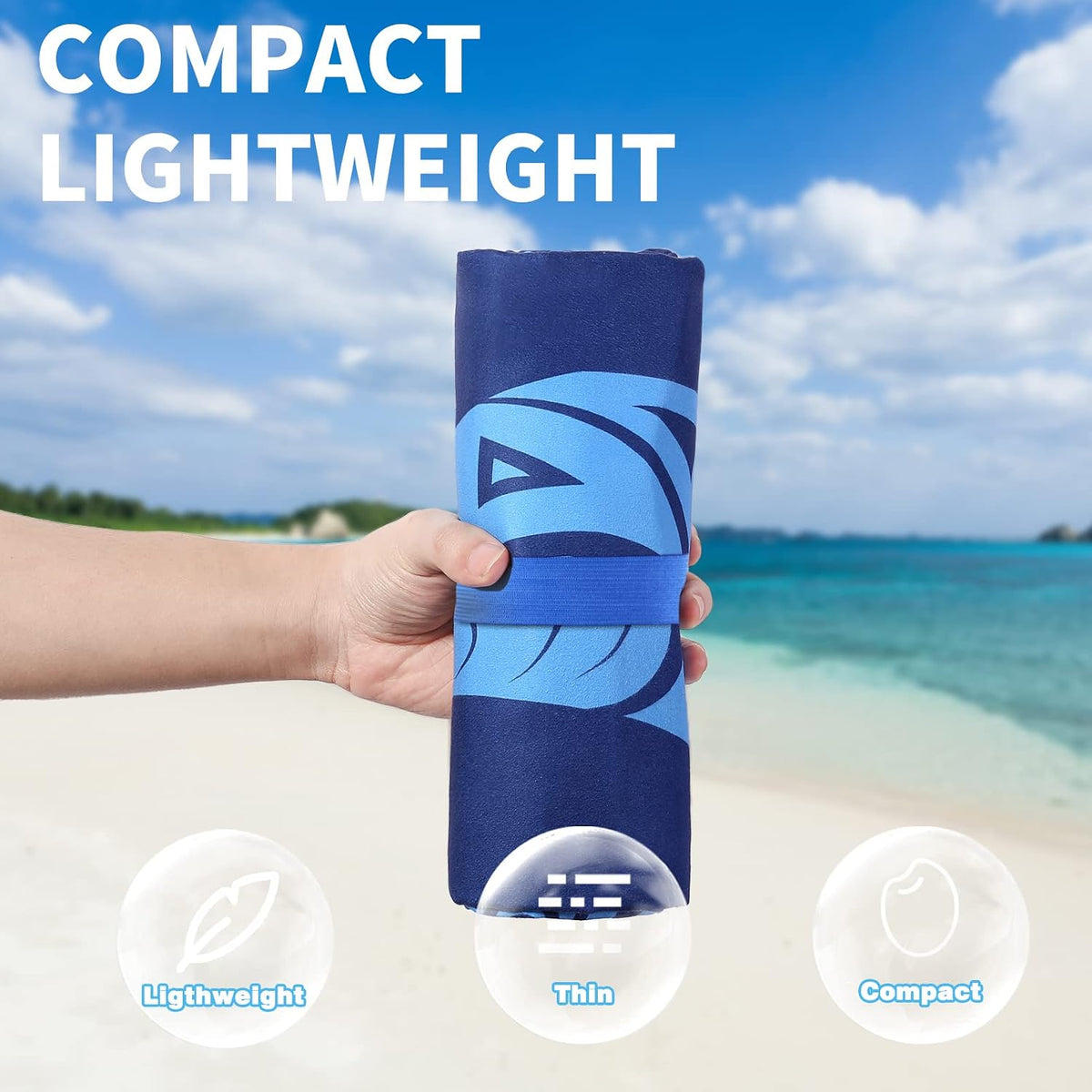 Oversized Microfibre Beach Towels 180 x 80 cm – 4 Pack