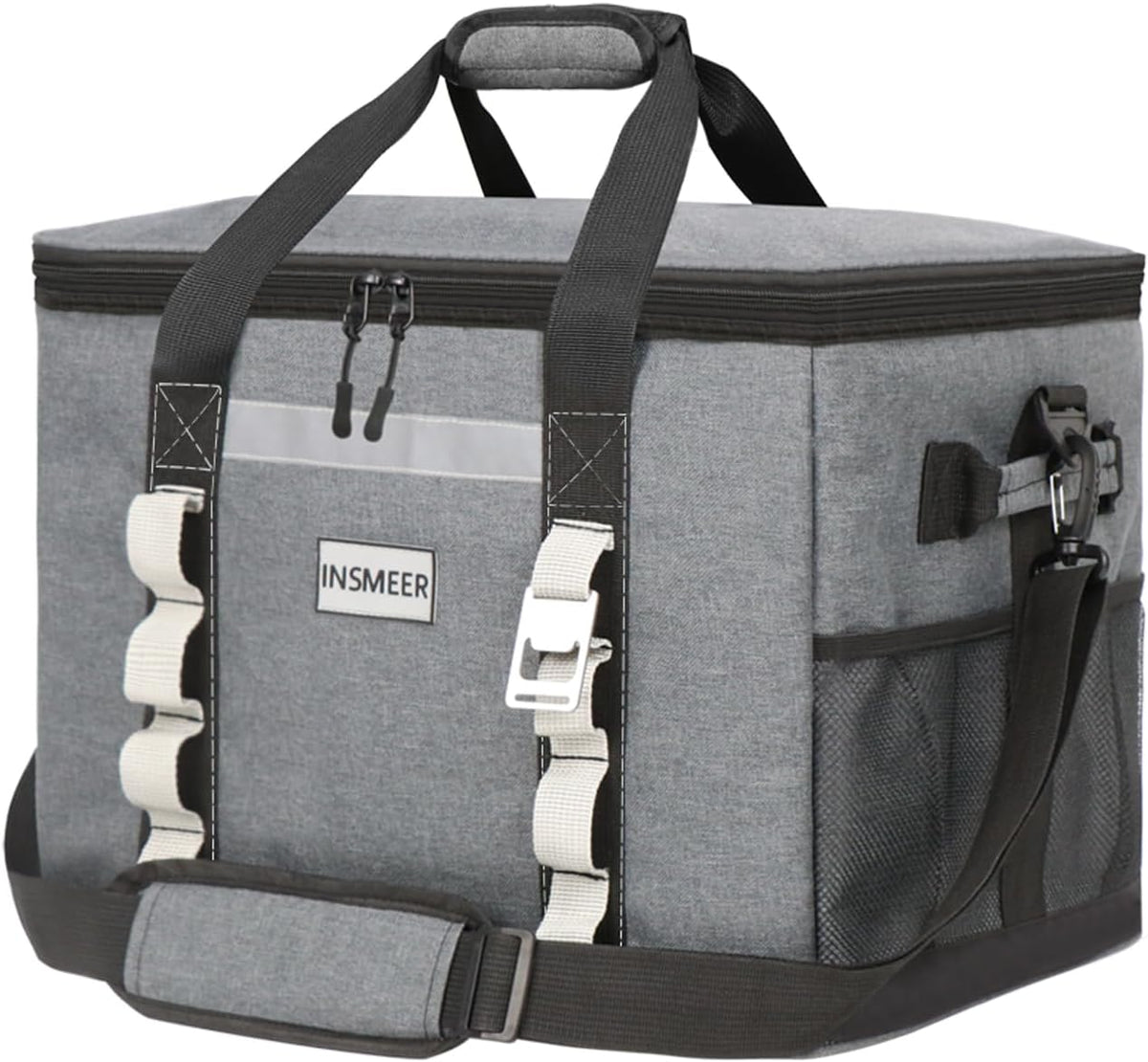 48L Large Foldable Insulated Cooler Bag – Holds 65 Cans
