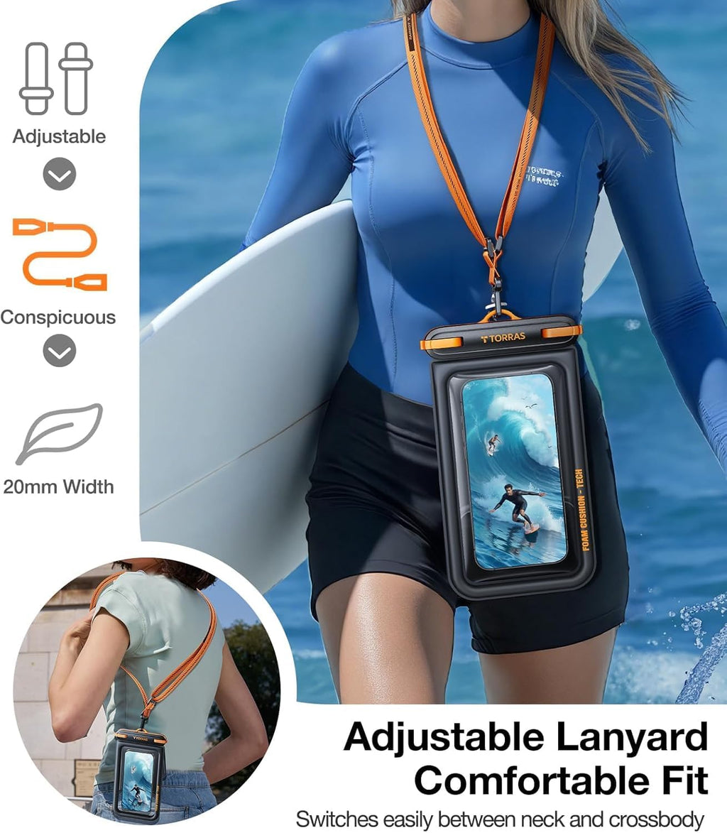 Floating Waterproof Phone Pouch with Double Pocket