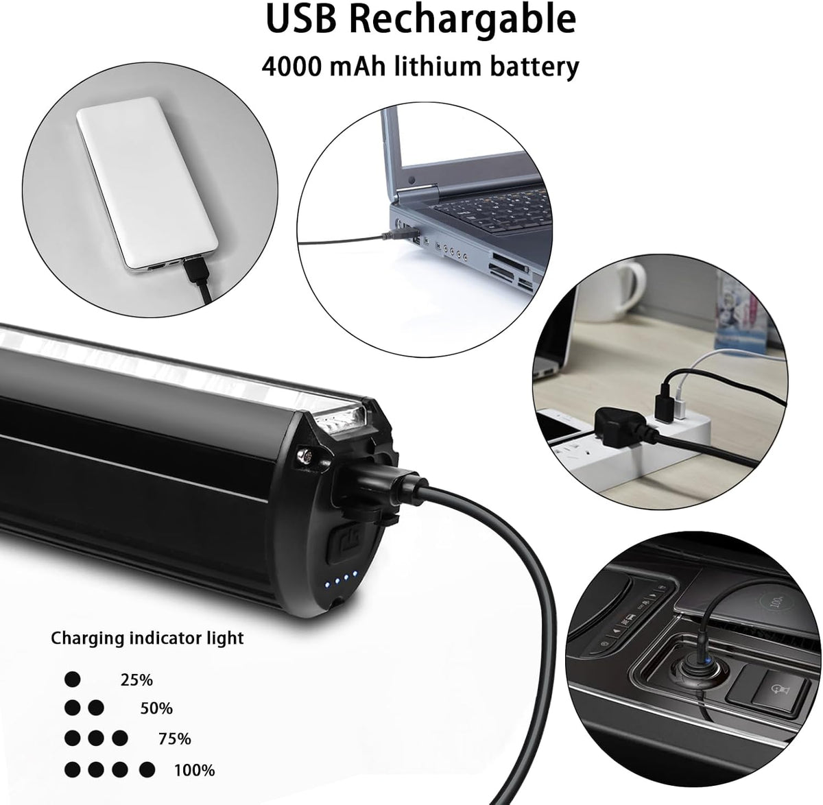 Super Bright Rechargeable LED Bike Light
