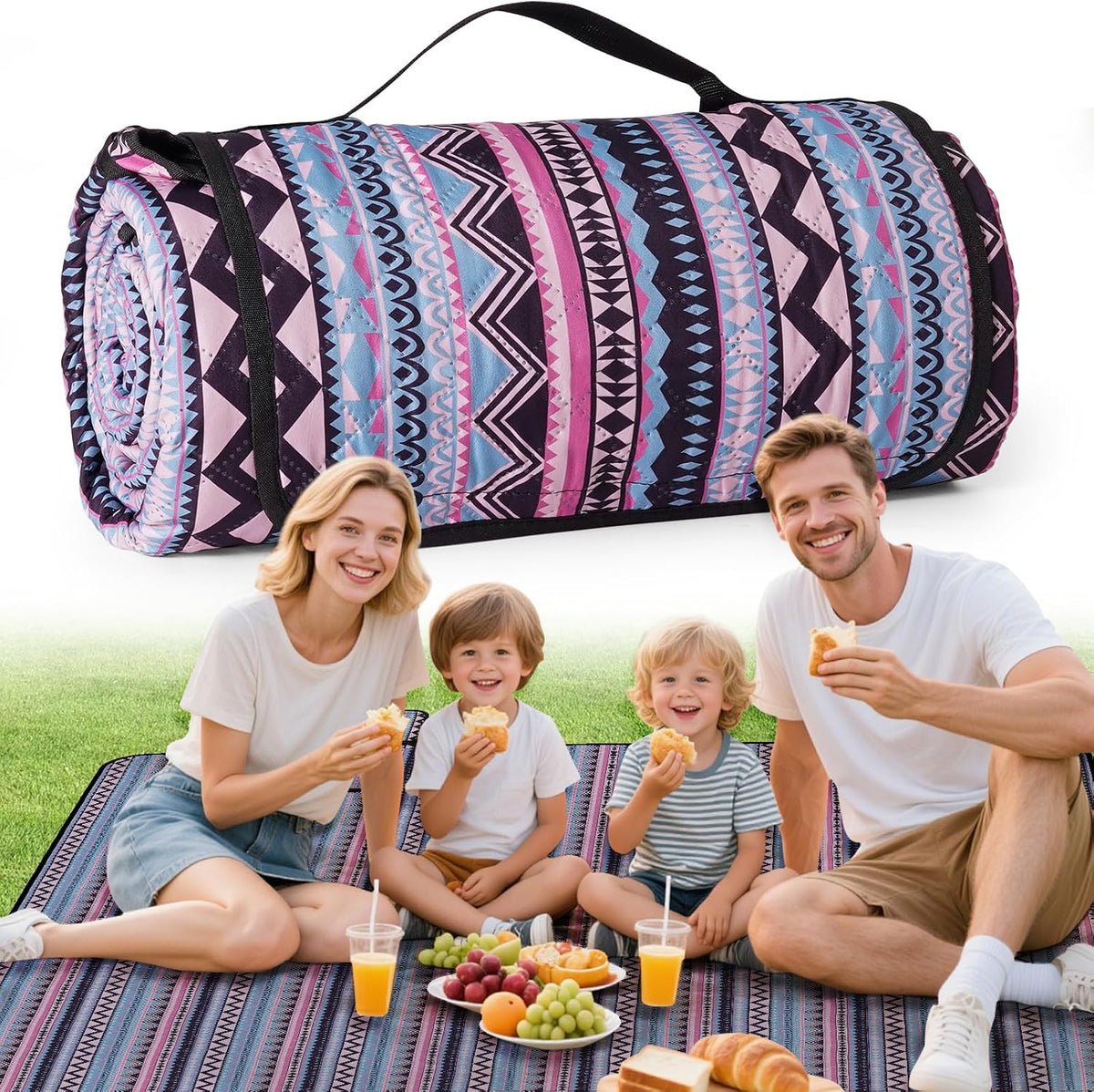 Waterproof Picnic Blanket 200 x 200 cm