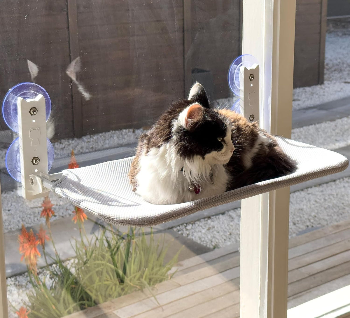 Cordless Cat Window Perch Hammock – Holds 10 kg