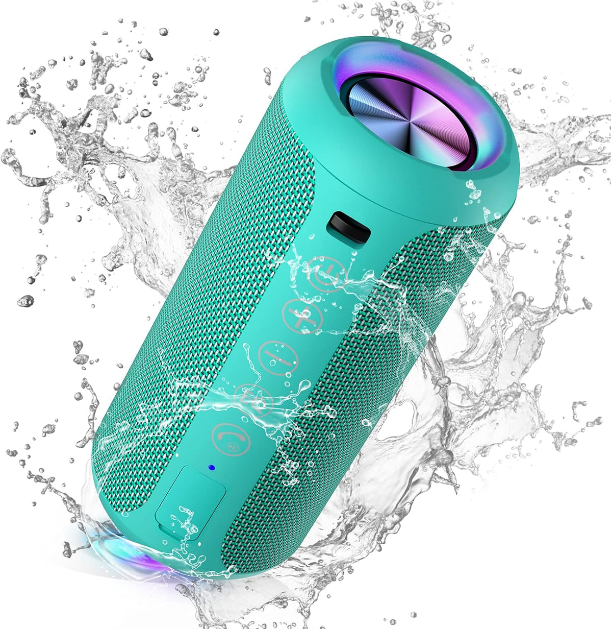 Ortizan 24W Portable Bluetooth Speaker – 360° Sound, IPX7