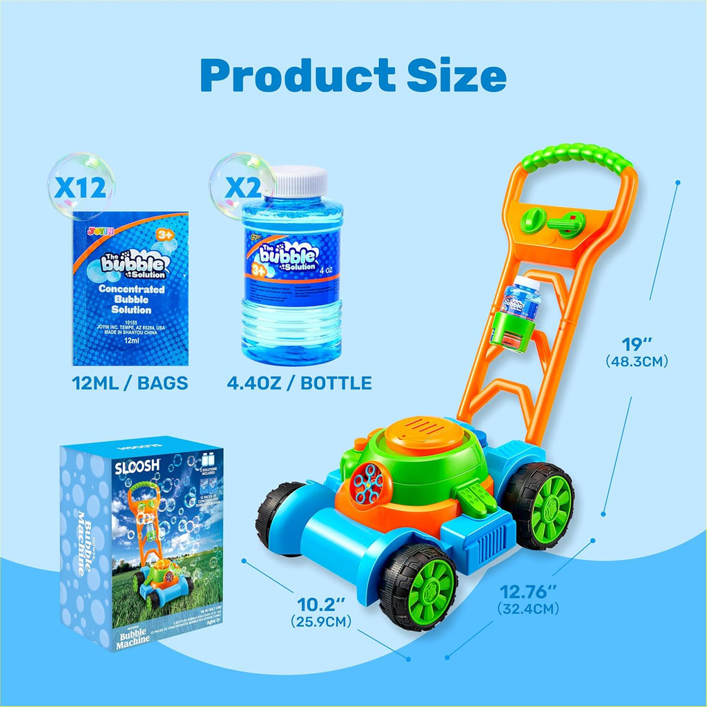 Bubble Lawn Mower Toddler Toy with Sounds