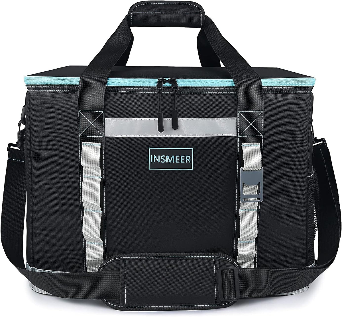 48L Large Foldable Insulated Cooler Bag – Holds 65 Cans