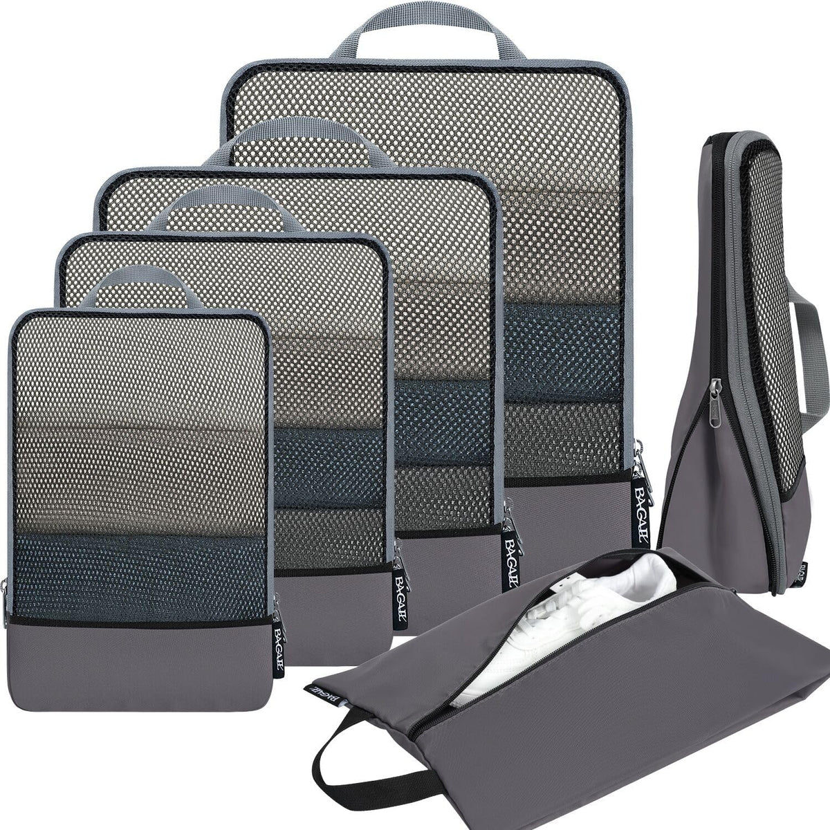 Compression Packing Cubes – 6 Piece Set