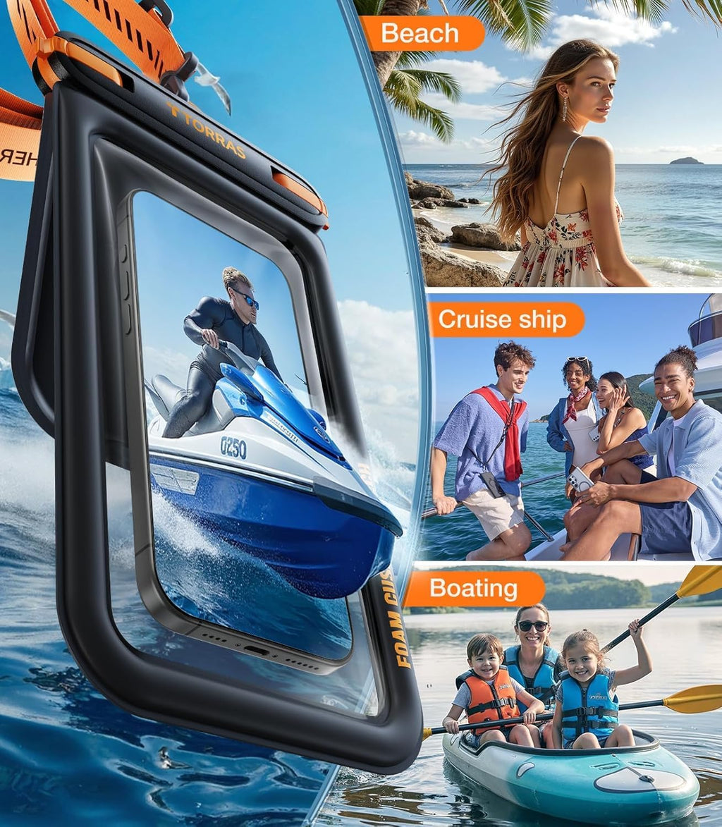 Floating Waterproof Phone Pouch with Double Pocket