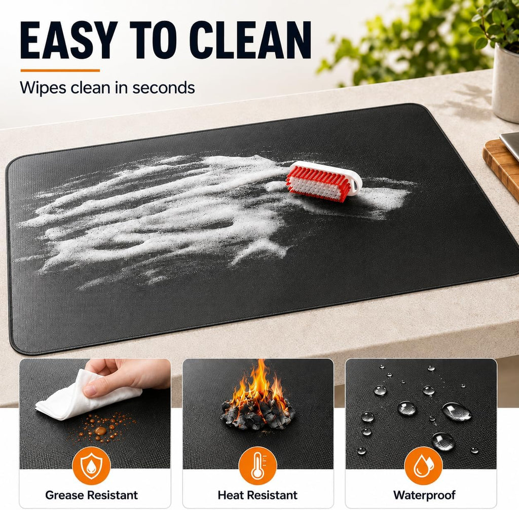 Fireproof Under-BBQ Mat – Protects Decks & Tables