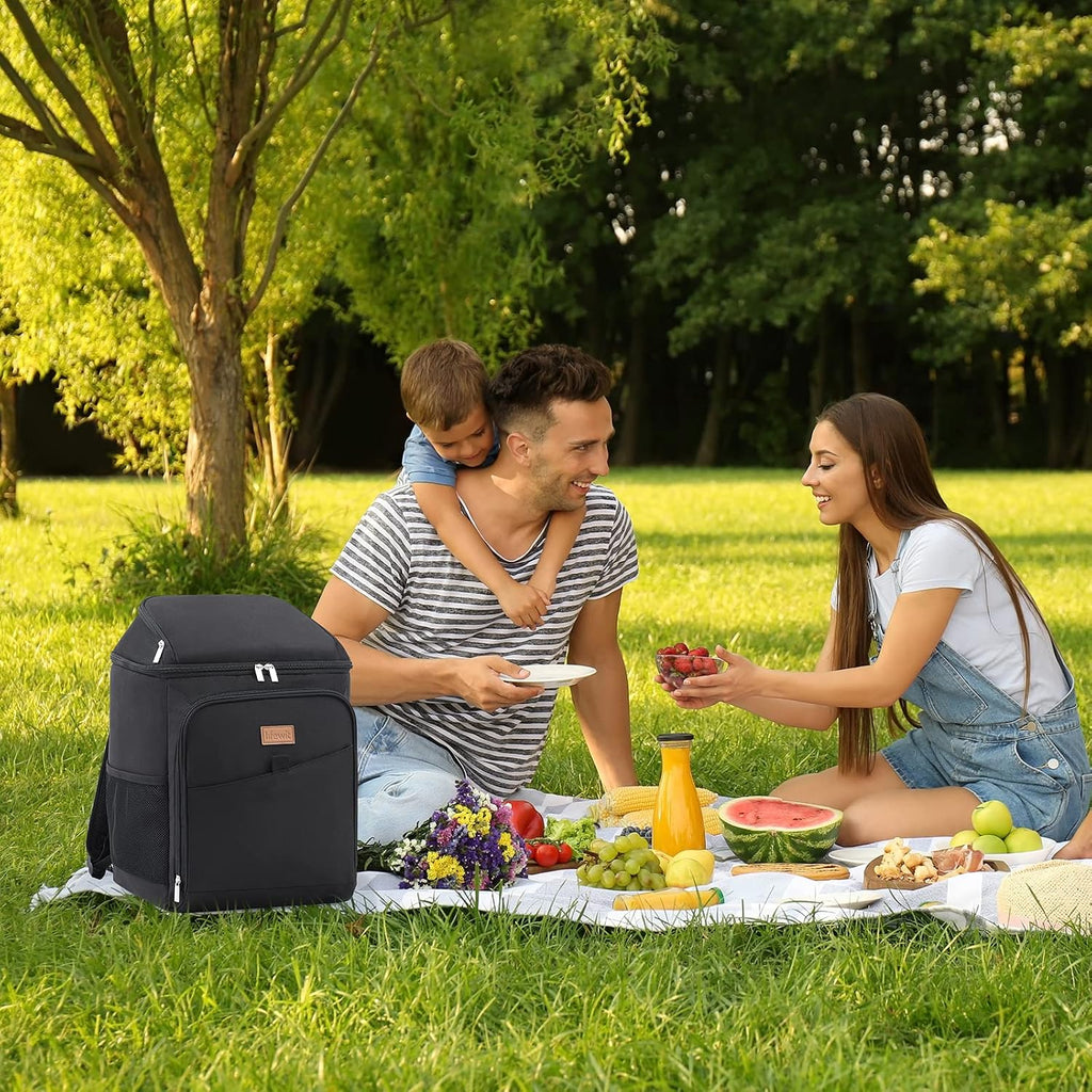 26L Insulated Cooler Backpack – Leakproof, 34 Cans