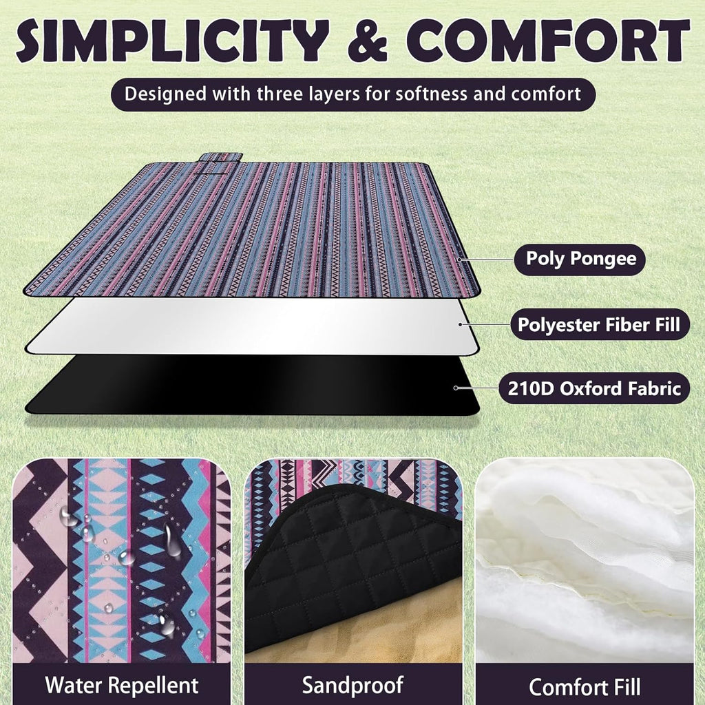 Waterproof Picnic Blanket 200 x 200 cm