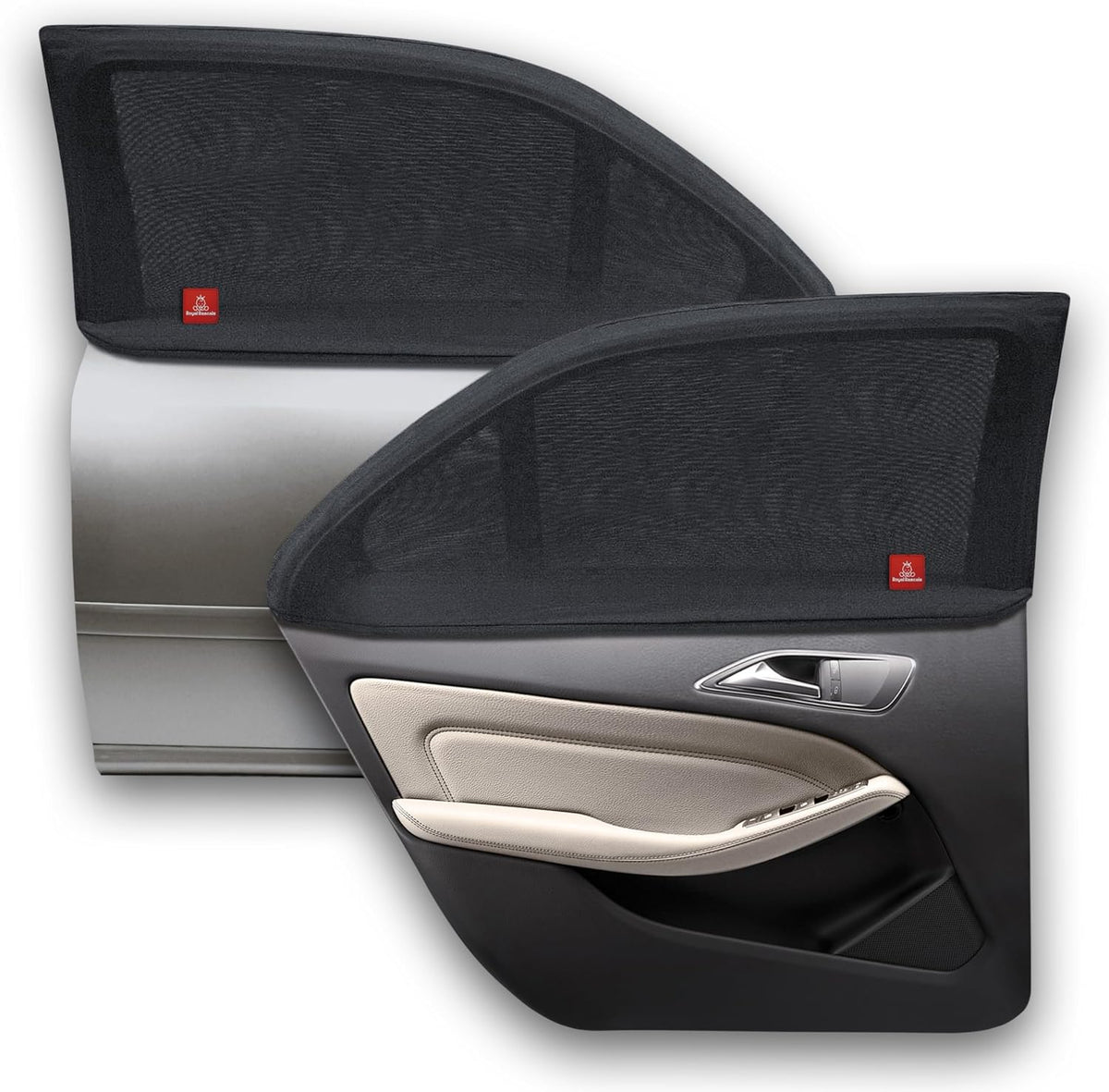 Car Window Sun Shades for Kids – 2 Pack, UPF 40+