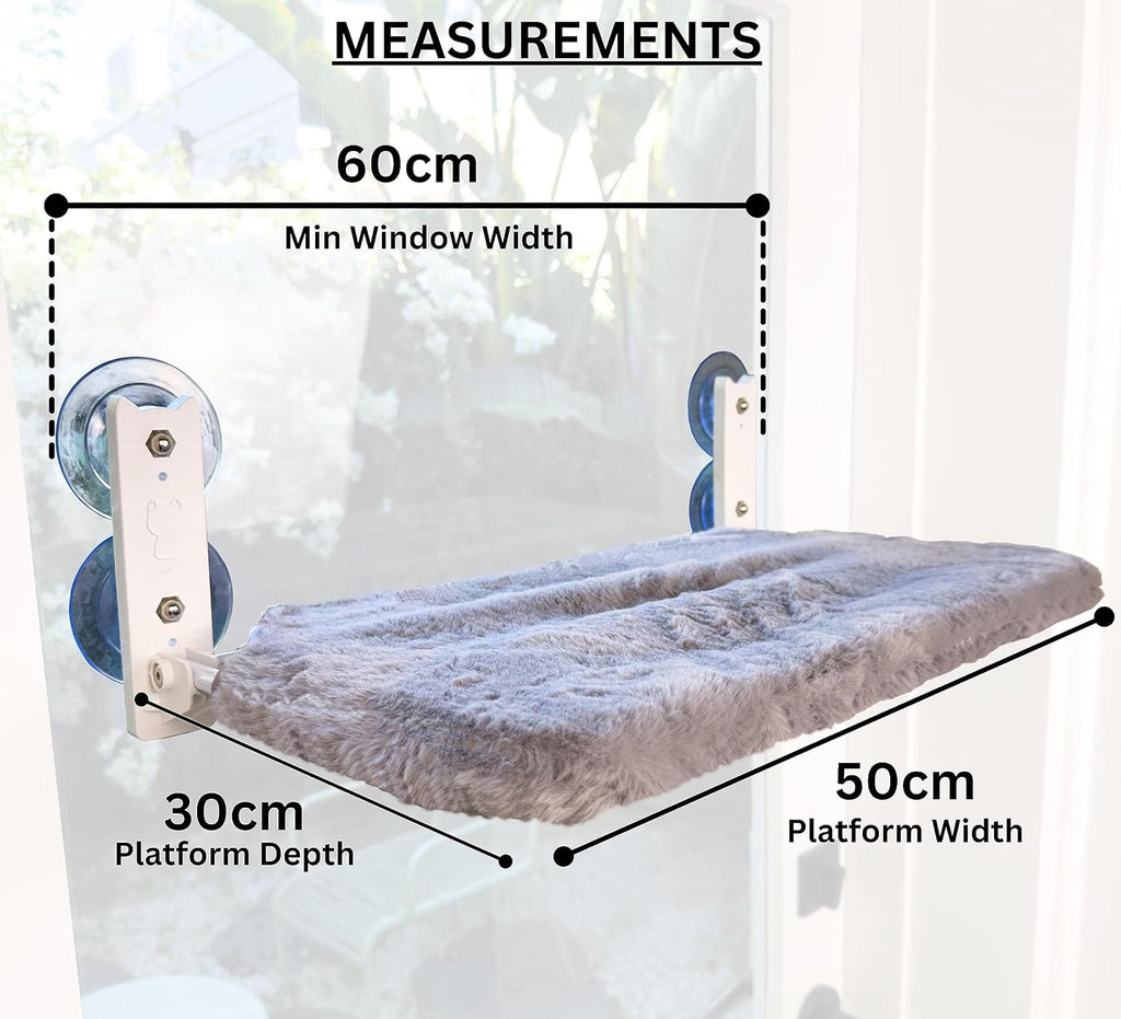 Cordless Cat Window Perch Hammock – Holds 10 kg