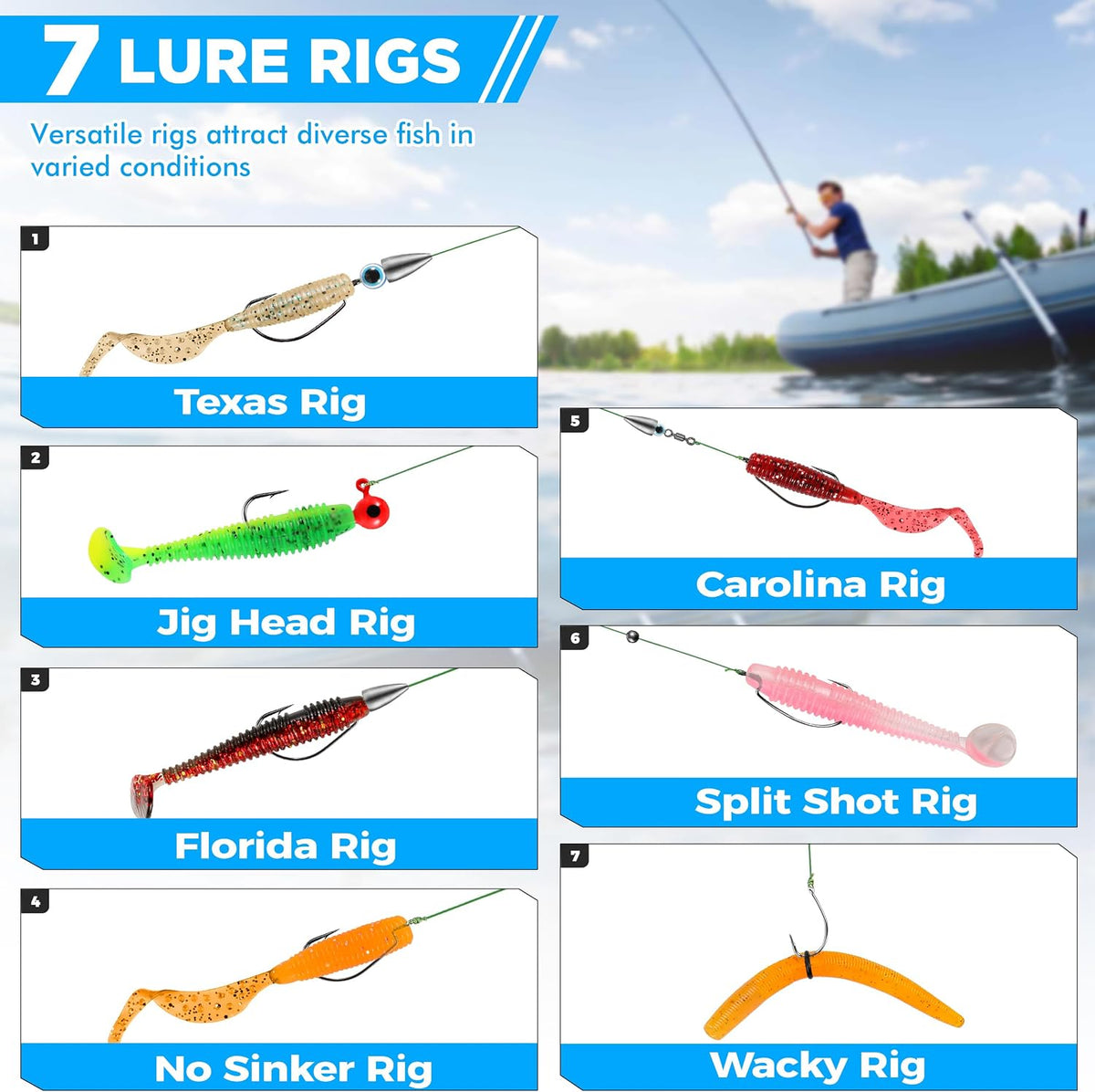 137-Piece Fishing Lure & Tackle Kit