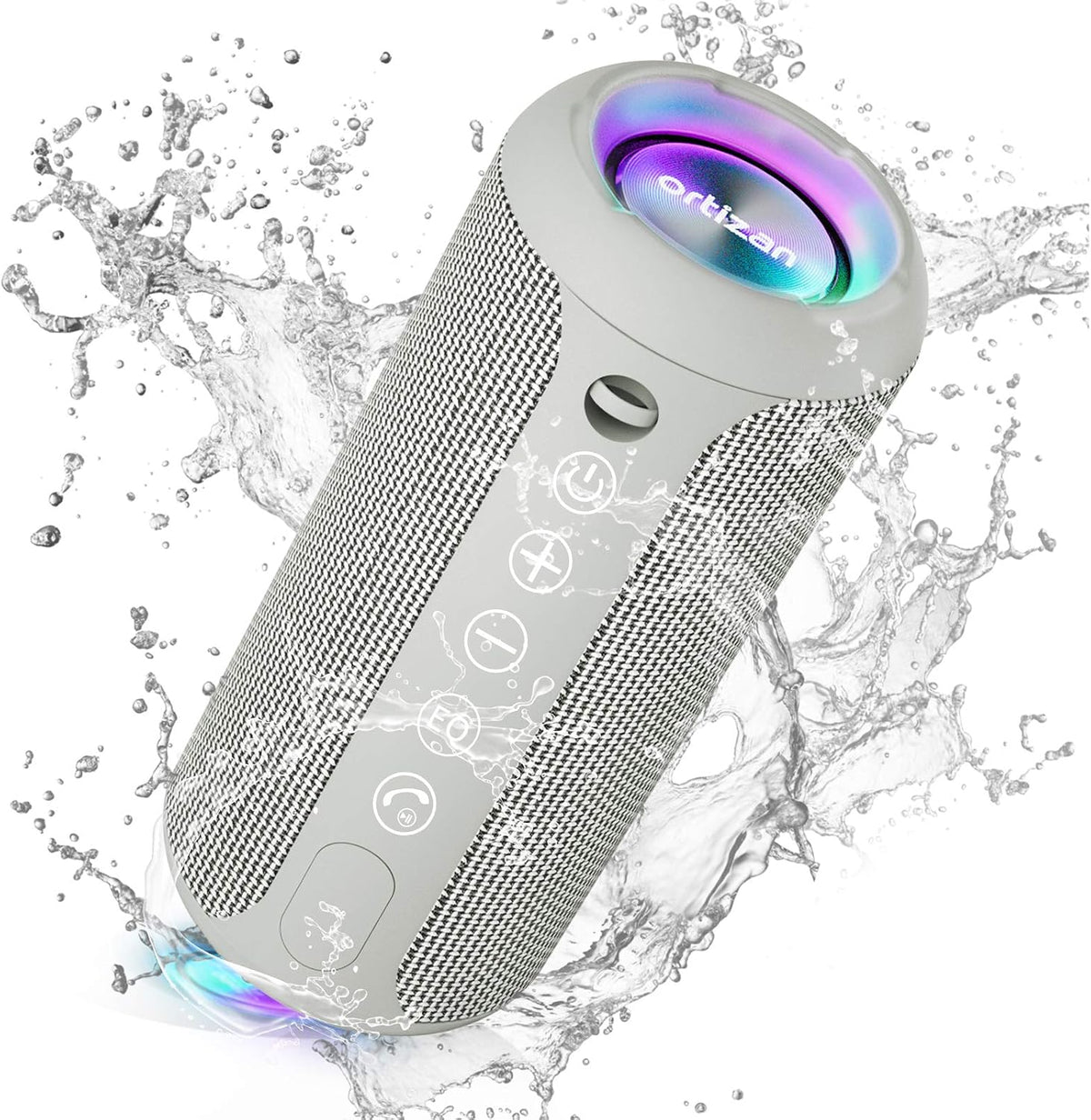 Ortizan 24W Portable Bluetooth Speaker – 360° Sound, IPX7
