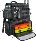 Fishing Backpack with Rod Holders & Insulated Cooler