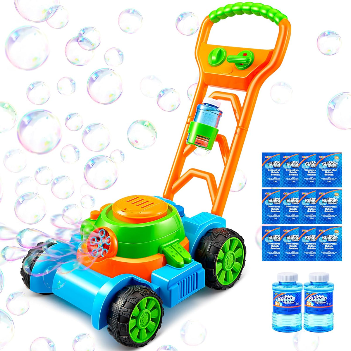Bubble Lawn Mower Toddler Toy with Sounds