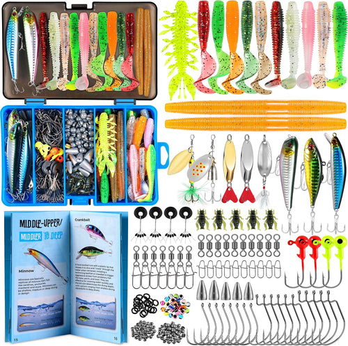 137-Piece Fishing Lure & Tackle Kit